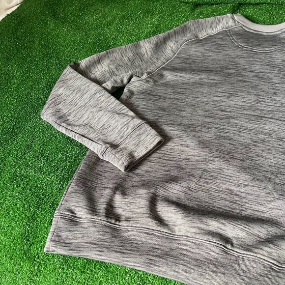 Greg Norman Long Raglan Sleeve Crew Neck Golf Slubbed Fleece Sweatshirt Size M - Picture 9 of 11